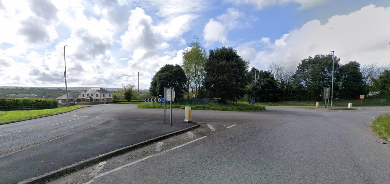 Major Incident Declared: Public Bus Crash Near Busy Roundabout Leads to Road Closure by Police