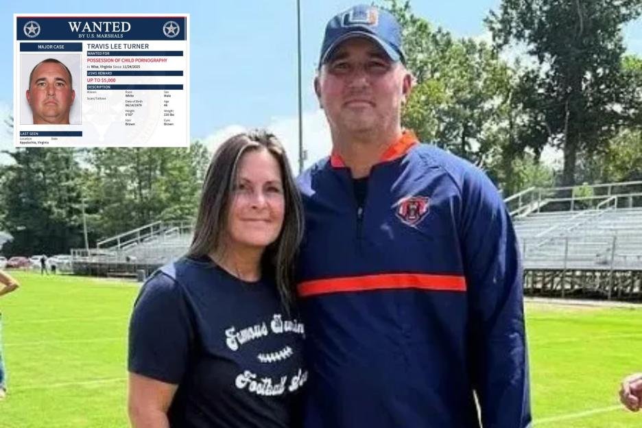 Travis Turner's Wife Issues Heartfelt Plea for Missing Football Coach Accused of Child Sex Crimes as $5K Reward is Announced