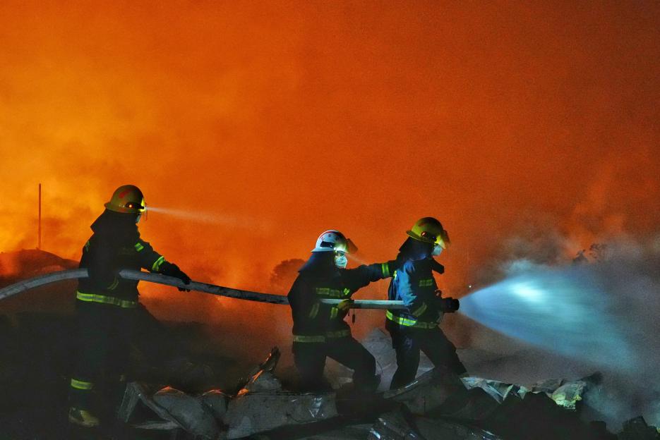 Tragedy Strikes: 21 Dead and Many Injured in Firework Factory Explosion as Firefighters Fight Fierce Blaze
