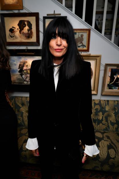 Claudia Winkleman poses for a photo at the 26th Annual Pre-BAFTA Dinner.