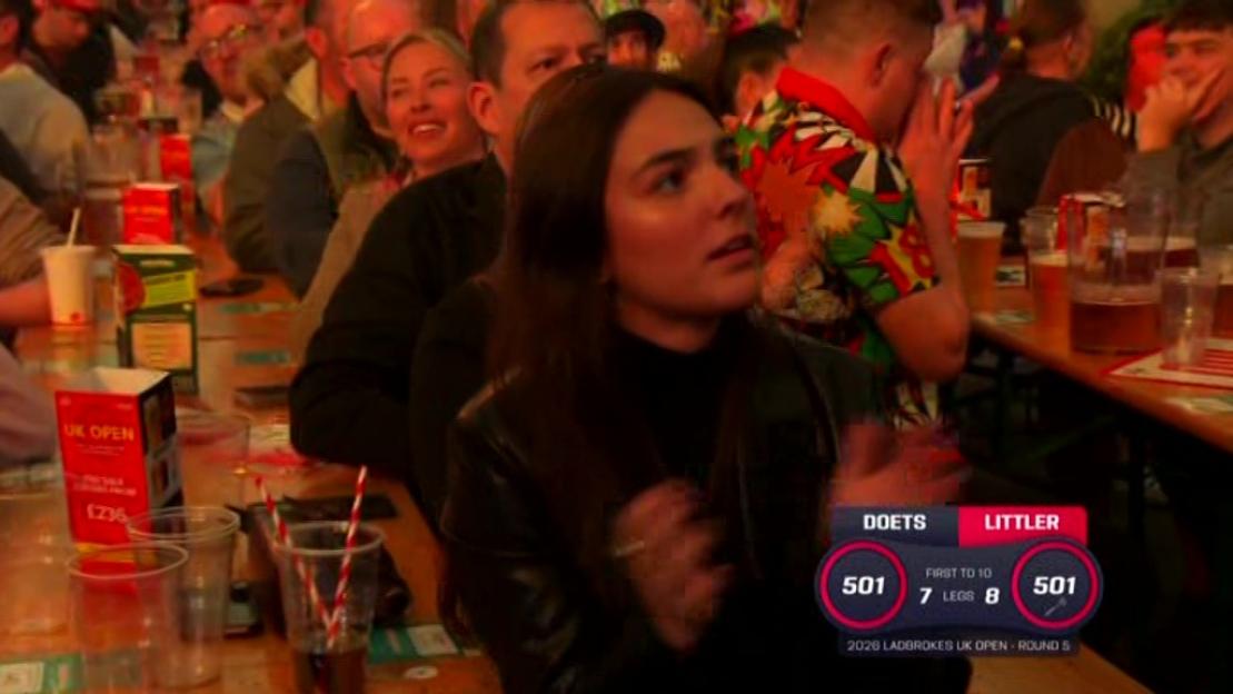 Darts Wag Heartbroken After Cheering for Luke Littler's Rival at UK Open