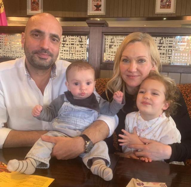 Parents Hugo and Anya Sousa with their two children, Leonardo and Sienna.
