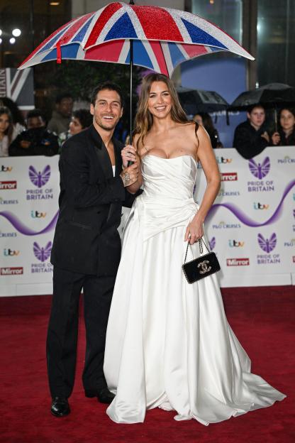 Gemma Atkinson and Gorka Marquez on the red carpet at the Pride Of Britain Awards 2025.