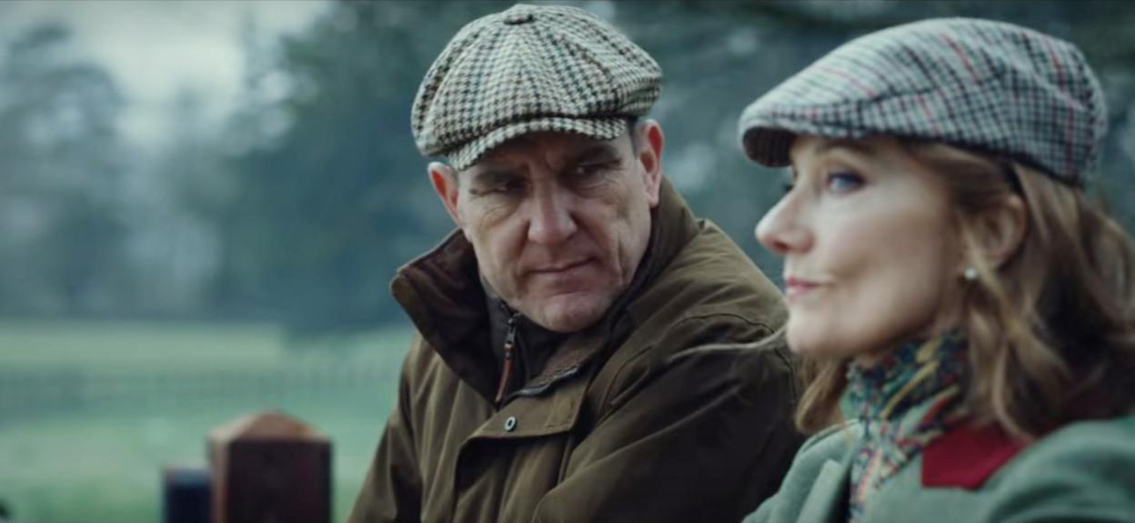 Vinnie Jones and Joely Richardson in Netflix's 'The Gentleman'.