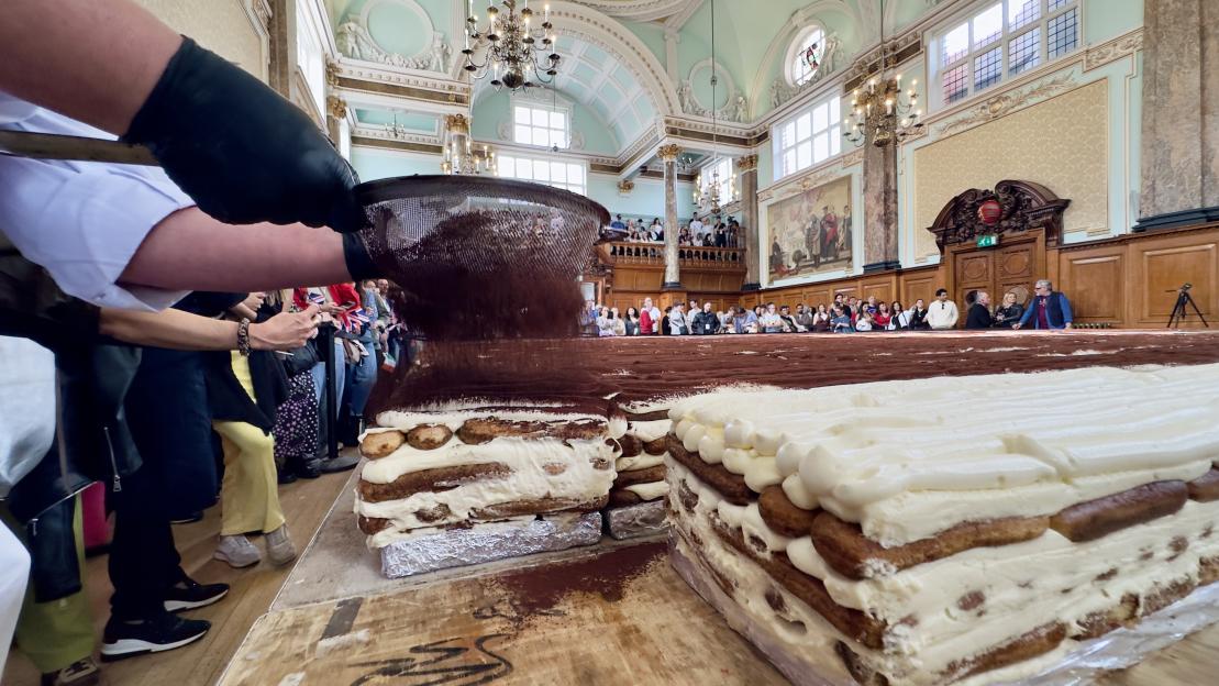 World's longest tiramisu record broken in London