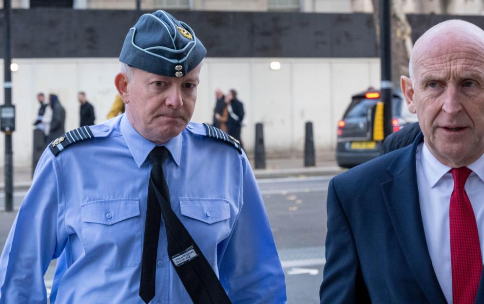 London, UK. 25th Nov, 2025. Air Chief Marshal Sir Richard Knighton Chief of the Defence Staff and John Healey, Defense Secretary, arrive at Downing Street London UK Credit: Ian Davidson/Alamy Live News