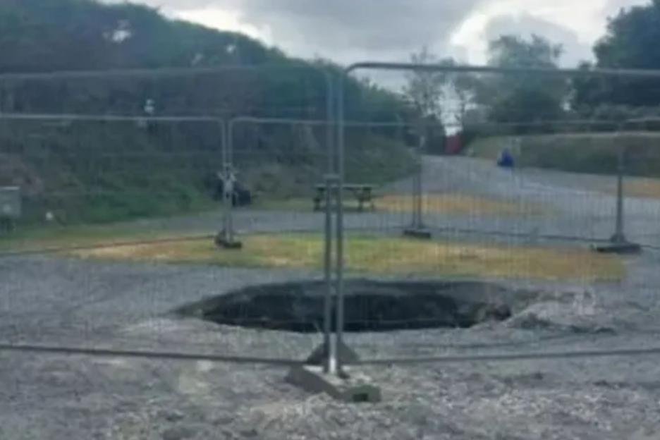62-Year-Old Man Plunges 30 Feet into Sinkhole at UK Holiday Park, Fearing His BMW Would Fall on Him