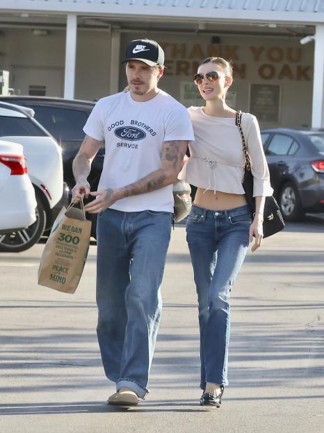 Brooklyn Beckham and Nicola Peltz grocery shopping at Whole Foods.