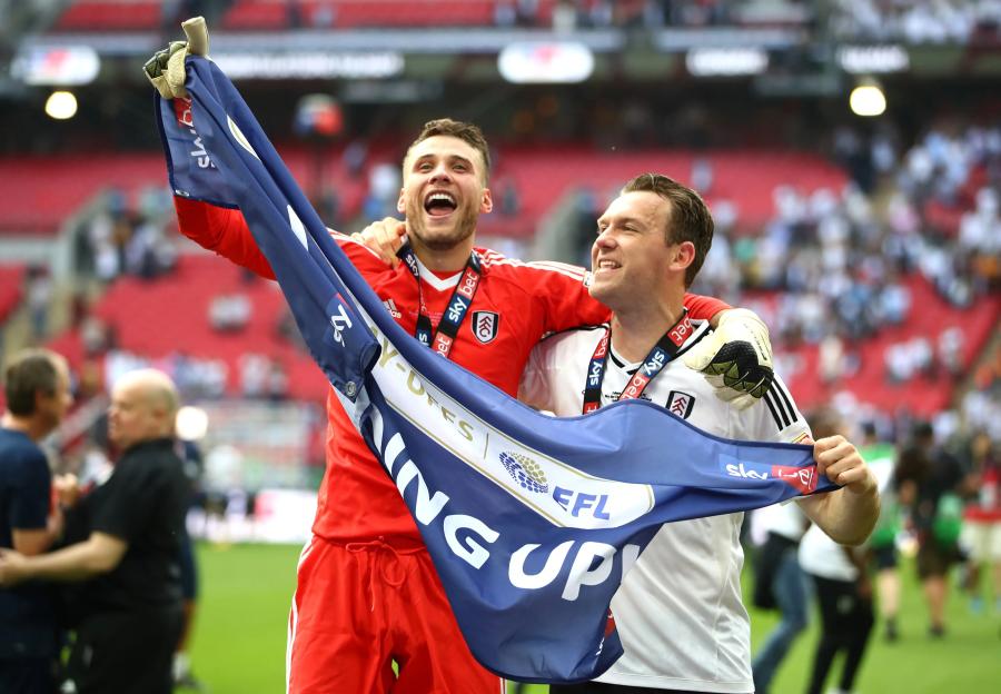 McDonald celebrating promotion