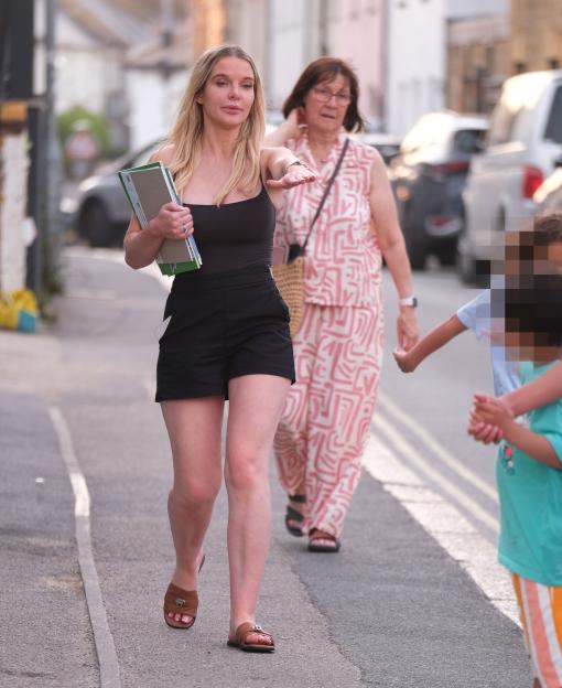 EXCLUSIVE - Helen Flanagan out and about in Newquay, UK - 27 May 2026