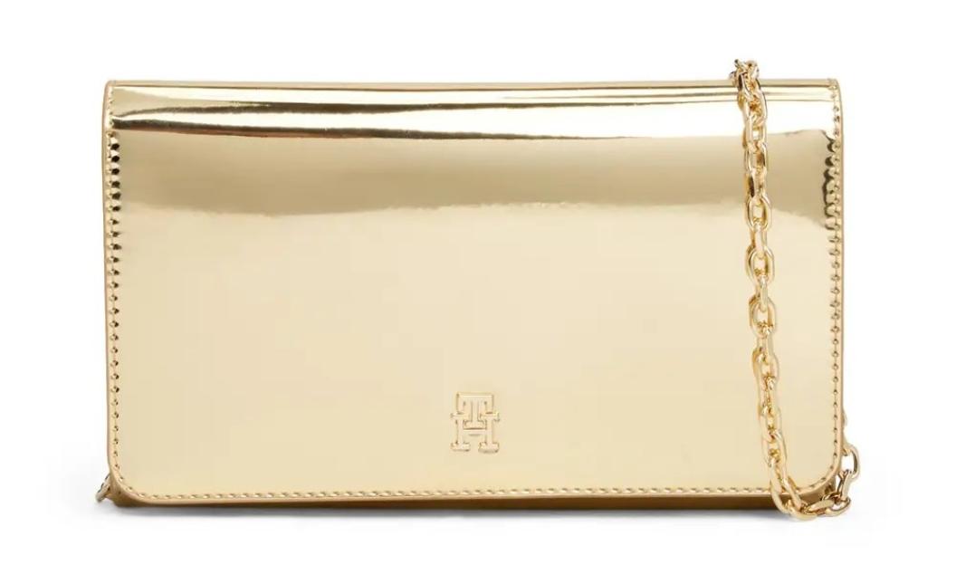Tommy Hilfiger gold chain bag.