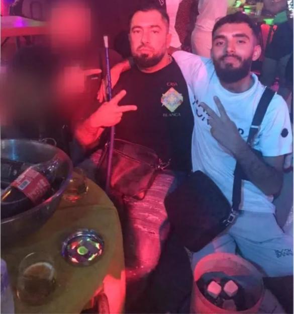 Ali Shehab Ahmed (right) pictured with Foxtrot leader Rawa Majid (center).