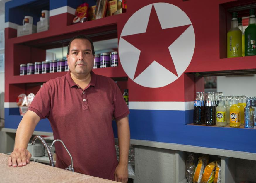SPAIN-NORTH-KOREA-BAR
