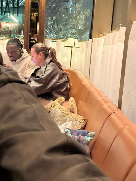 Meg and Dejon on a romantic date.