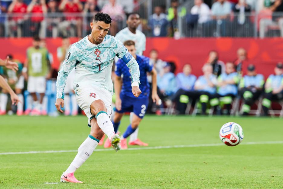 Portugal's Cristiano Ronaldo Scores an Equalizer from the Penalty Spot