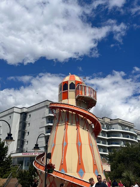The Helter Skelter ride at Bognor Regis.