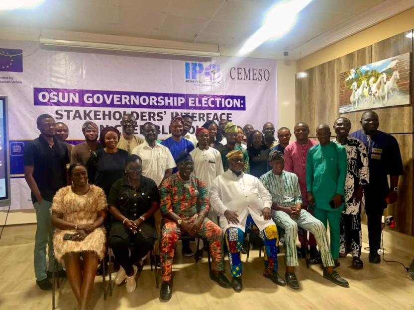 Osun Gubernatorial Race: IPC Urges Journalists to Prioritize Issue-Based Coverage