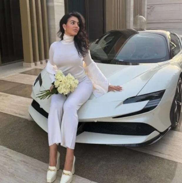 Georgina Rodriguez Shows Off £440,000 Ferrari While Sharing Exciting Update on Cristiano Ronaldo’s Saudi Success