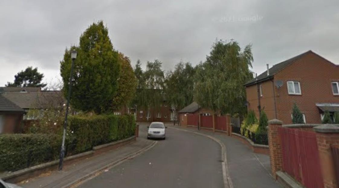 A car driving on Wilfred Drive, Darnell Sheffield.