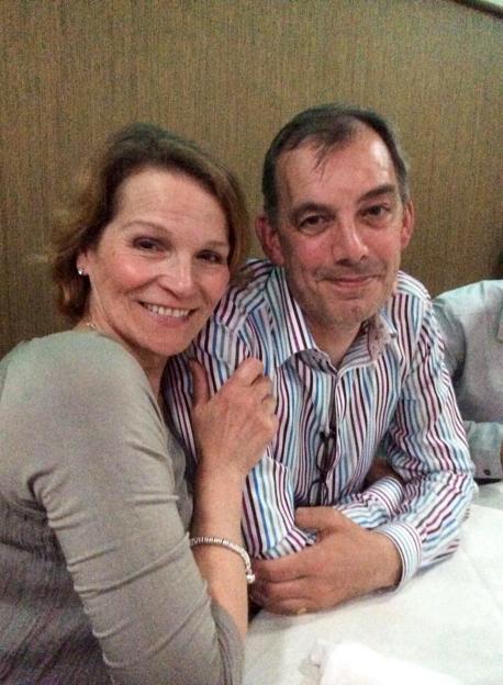 Claire Bridger and her estranged husband Keith.