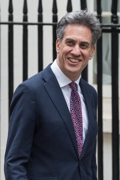 Secretary of State for Foreign, Commonwealth and Development Affairs Ed Miliband smiling.