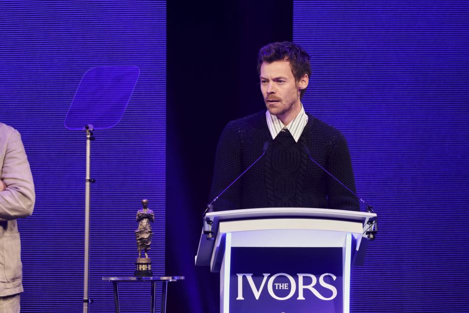 Harry Styles Shares Surprising Song He 'Lost His Virginity To' While Celebrating Iconic Brit Band at Ivor Novello Awards