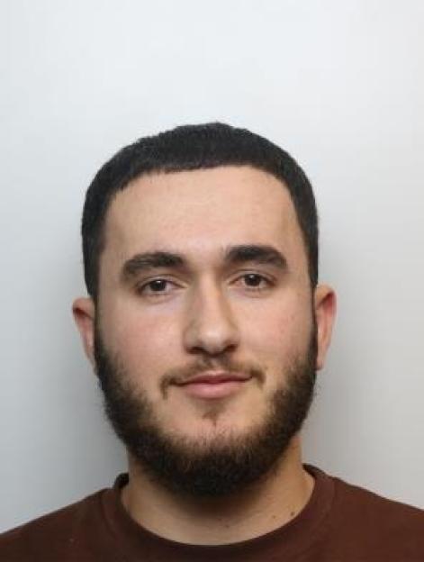 Mugshot of Sharam Muhamadi.