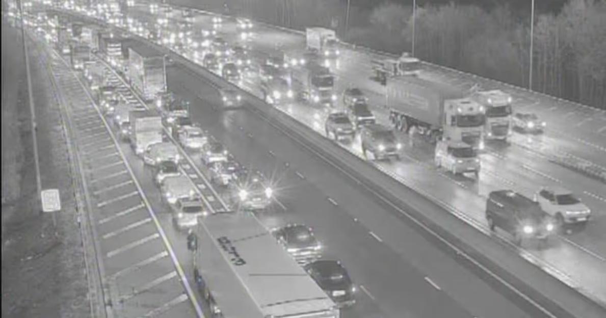 M25 Comes to a Standstill Following Crash: Drivers Face 40-Minute Delays and Four Miles of Traffic Jam