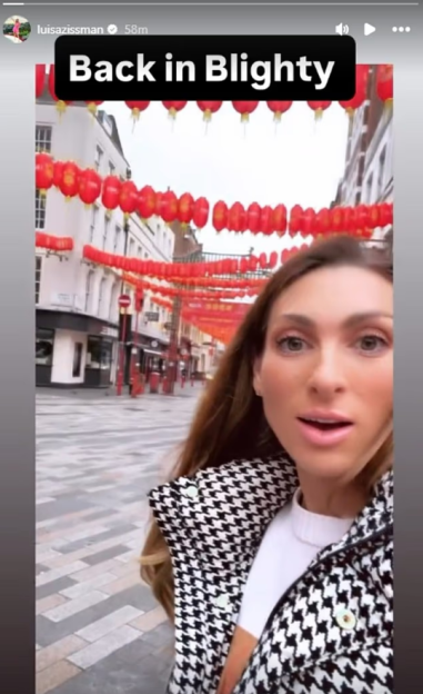 Luisa Zissman in London's Chinatown.