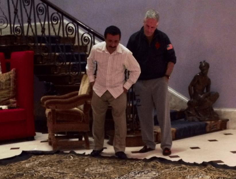 Late financier and convicted sex offender Jeffrey Epstein and Sultan Ahmed bin Sulayem in image released by U.S. Justice Department