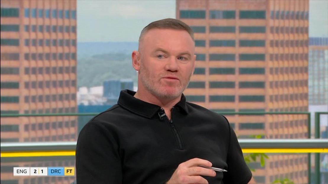 Wayne Rooney as a World Cup pundit.