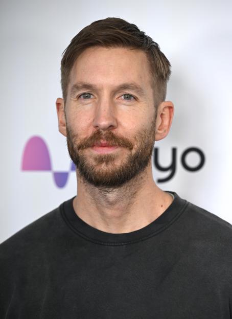 Calvin Harris looking at the camera.