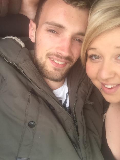 Jay Bayliss with Sophie Brimble.