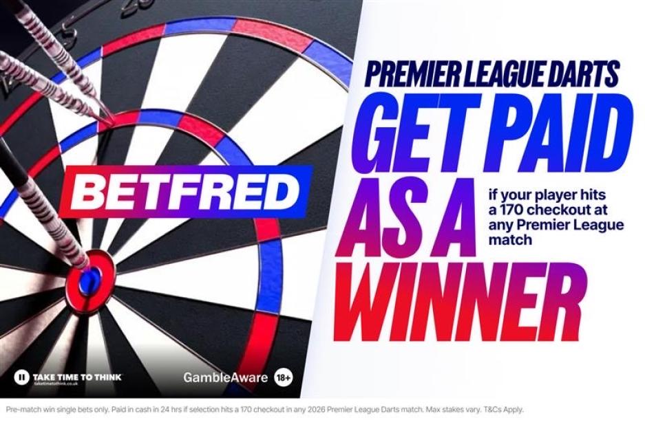 Score Big with Betfred: Win Cash If Your Pick Lands a 170 Checkout in the 2026 Premier League Darts!