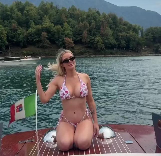 Helen Flanagan Turns Up the Heat in a Bikini on a Speedboat in Italy for Her 36th Birthday Bash!
