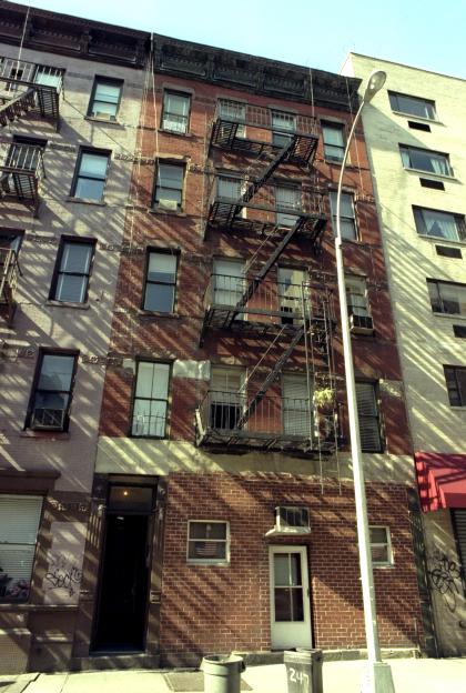 Ravenite Social Club at 247 Mulberry Street in Little Italy.
