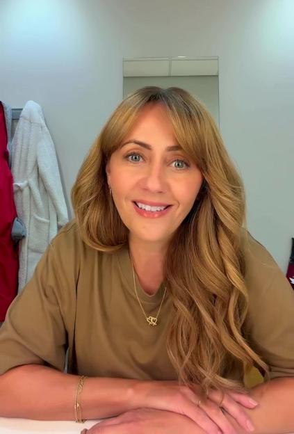 Samia Longchambon announcing her new gig on Loose Women.