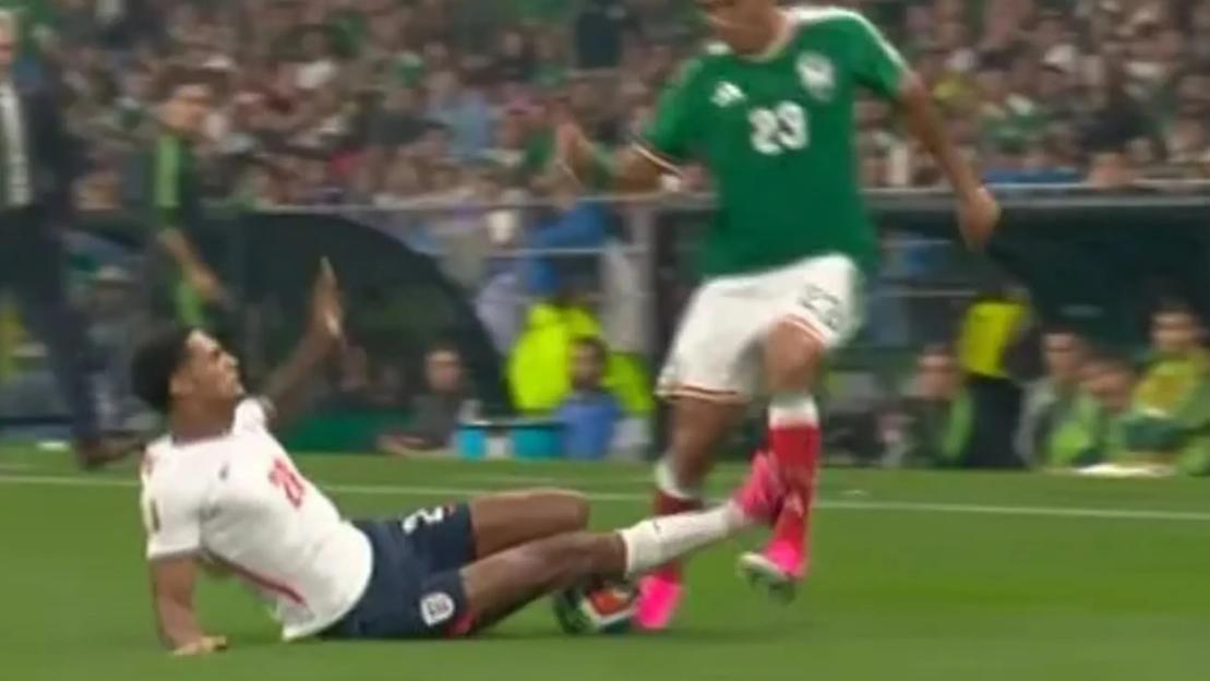 England's Jarell Quansah Shows Red Card After Shocking Tackle on Mexico Star in World Cup Showdown