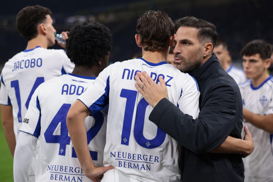Cesc Fabregas dubbed 'Spanish Ange' for unexpected response to Como's 4-0 defeat against Inter Milan