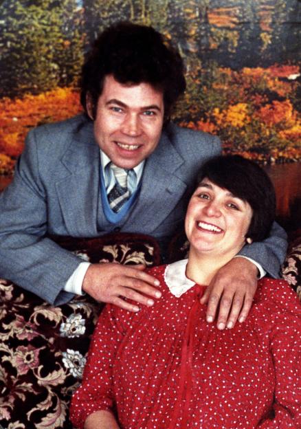 Serial killers Fred and Rosemary West.