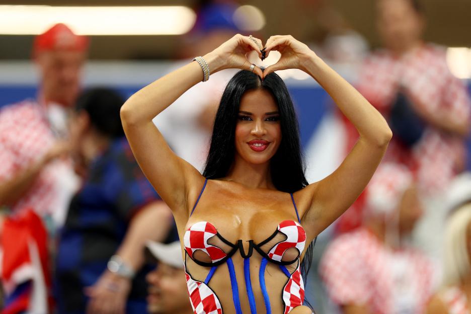 'World Cup Sensation Sparks the Party in a Daring See-Through Top as England Faces Croatia!'