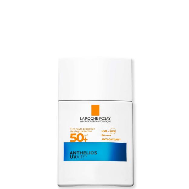 La Roche-Posay Anthelios UVair SPF 50+ sunscreen with very high protection against UVB and UVA, and anti-oxidant properties.