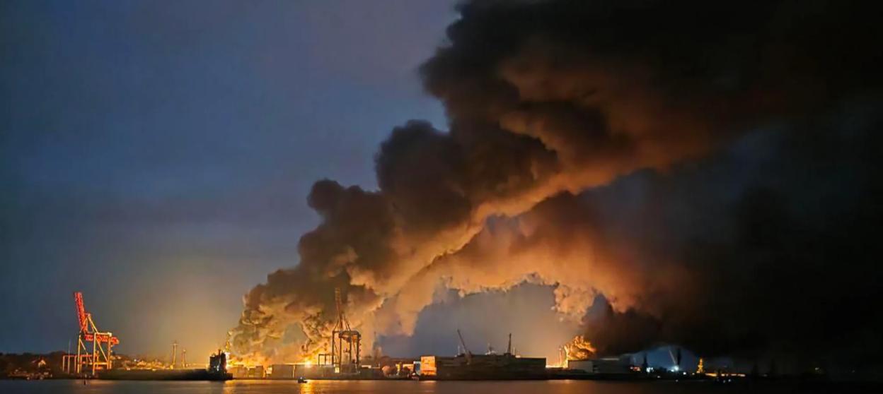 Chornomorsk port attack