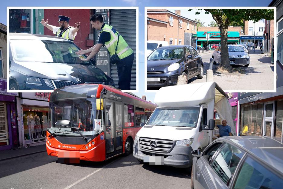 "Welcome to Britain's Parking Chaos: How One Street Racked Up 27,000 Fines Amidst Hidden Signs and Traffic Jams"