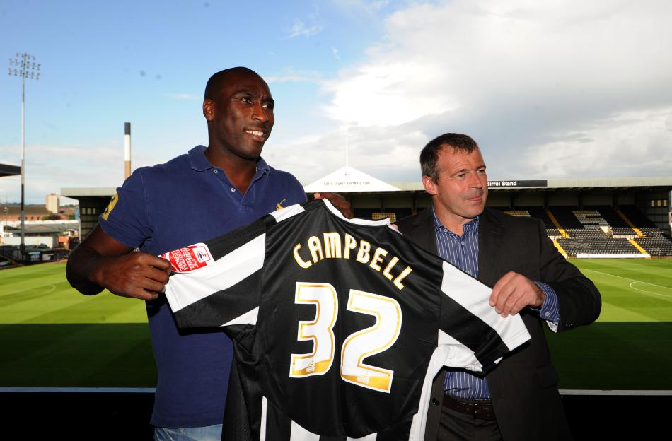 Soccer - Notts County Unveil New Signing Sol Campbell - Meadow Lane