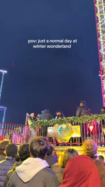 'Winter Wonderland Mayhem: Shocking Footage Captures Staff and Riders in Boxing Day Brawl'