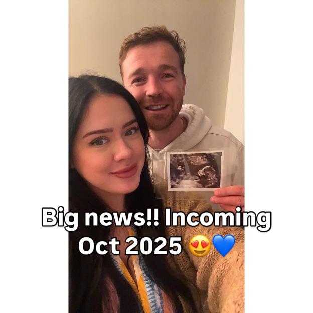 Ben Ryan Davies sharing the news with fans on Instagram