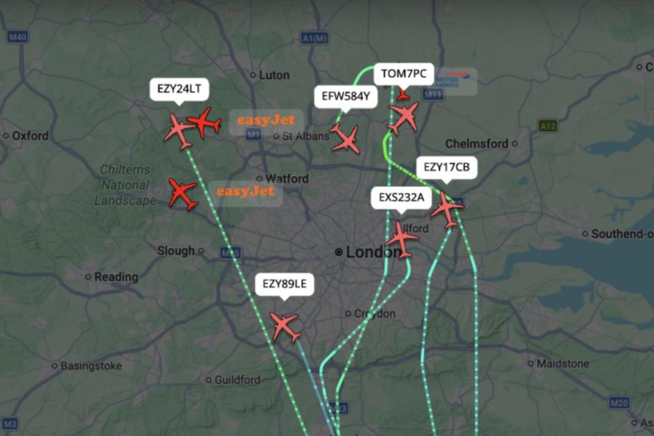 'Nine Passenger Planes Declare Emergencies in UK Following BA Flight Incident on Major Airport Runway'