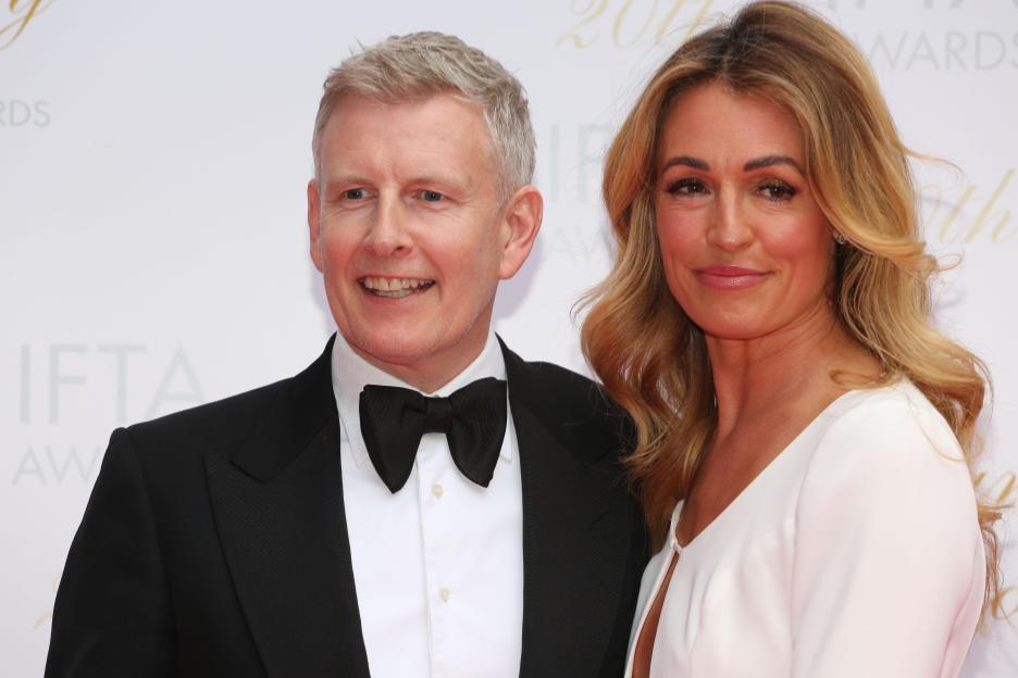 Patrick Kielty and Cat Deeley on the red carpet at the Irish Film and Television Awards.