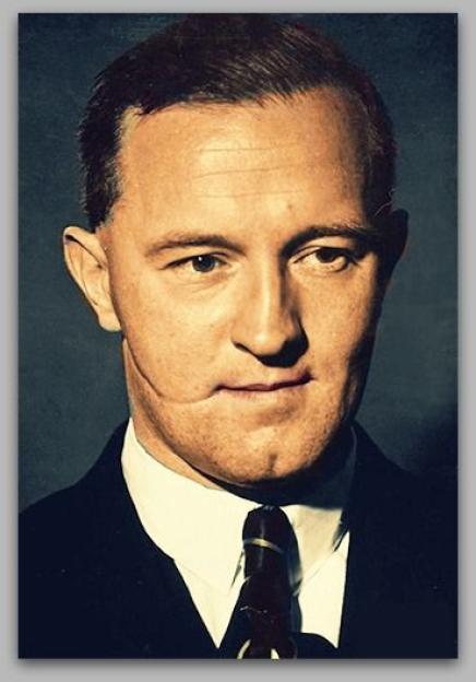 William Joyce, also known as Lord Haw-Haw, a British fascist politician and Nazi propagandist during the Second World War.